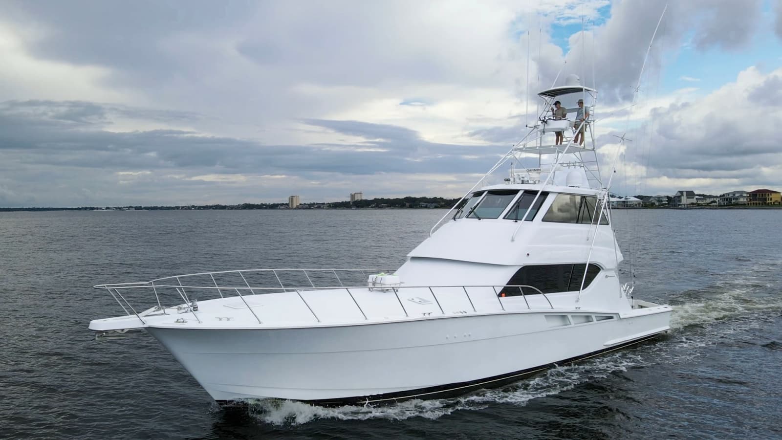 1999 Hatteras 60 Enclosed Bridge Convertible - Photo 53