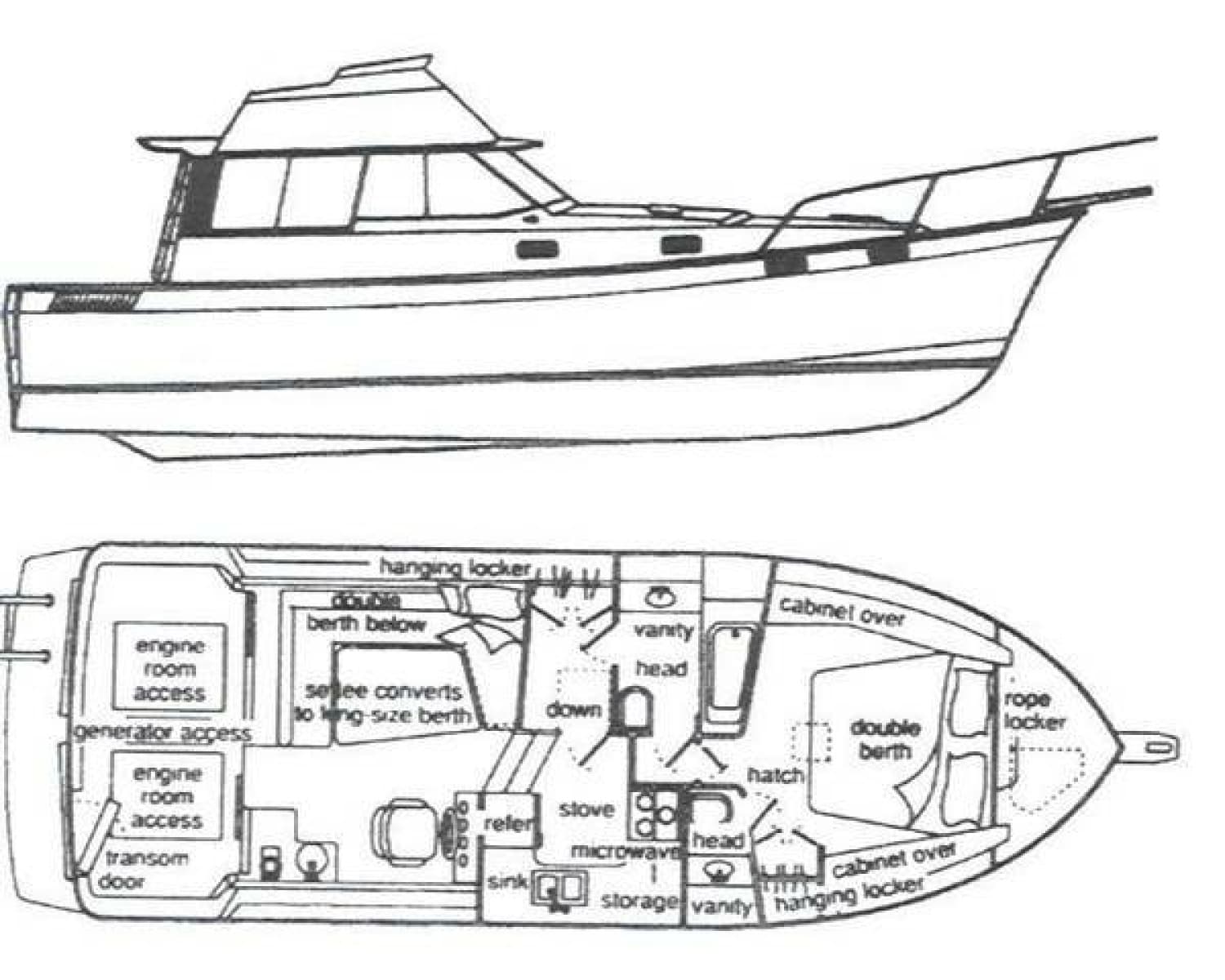 1990 Bayliner 3888 Motoryacht - Photo 27