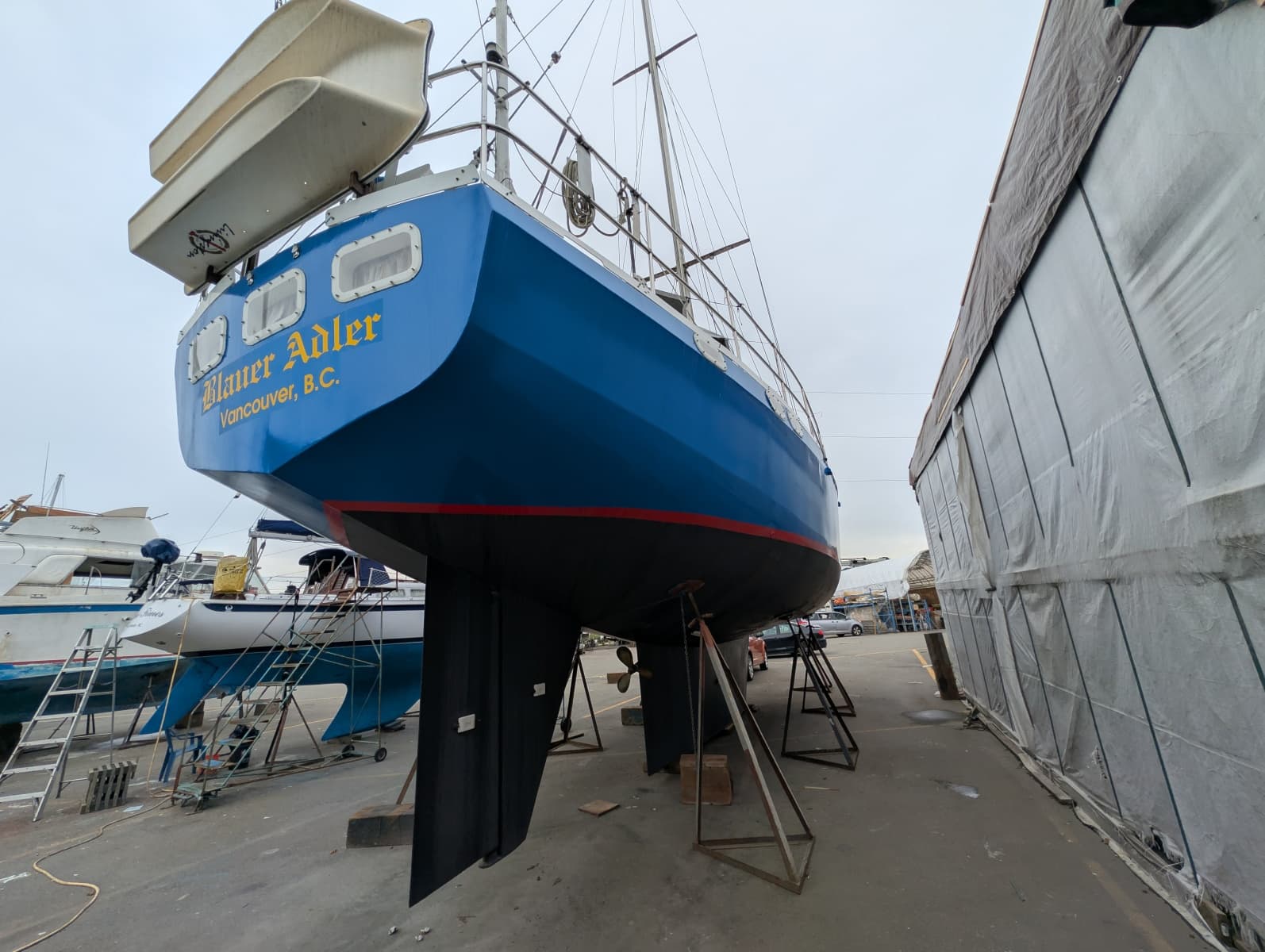 1996 Bruce Roberts Customer Steel Hull Sailboat - Photo 3
