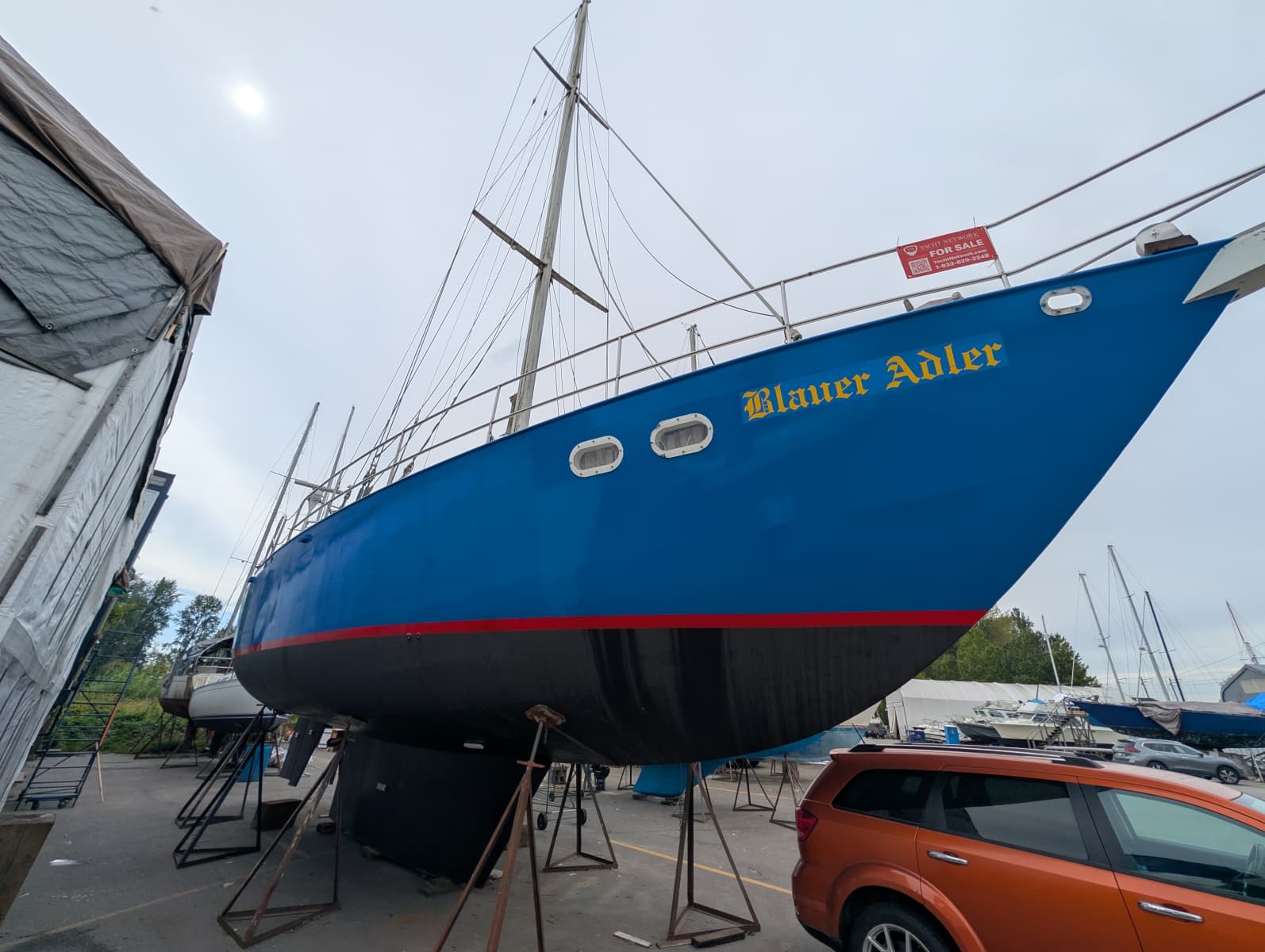 1996 Bruce Roberts Customer Steel Hull Sailboat - Photo 1