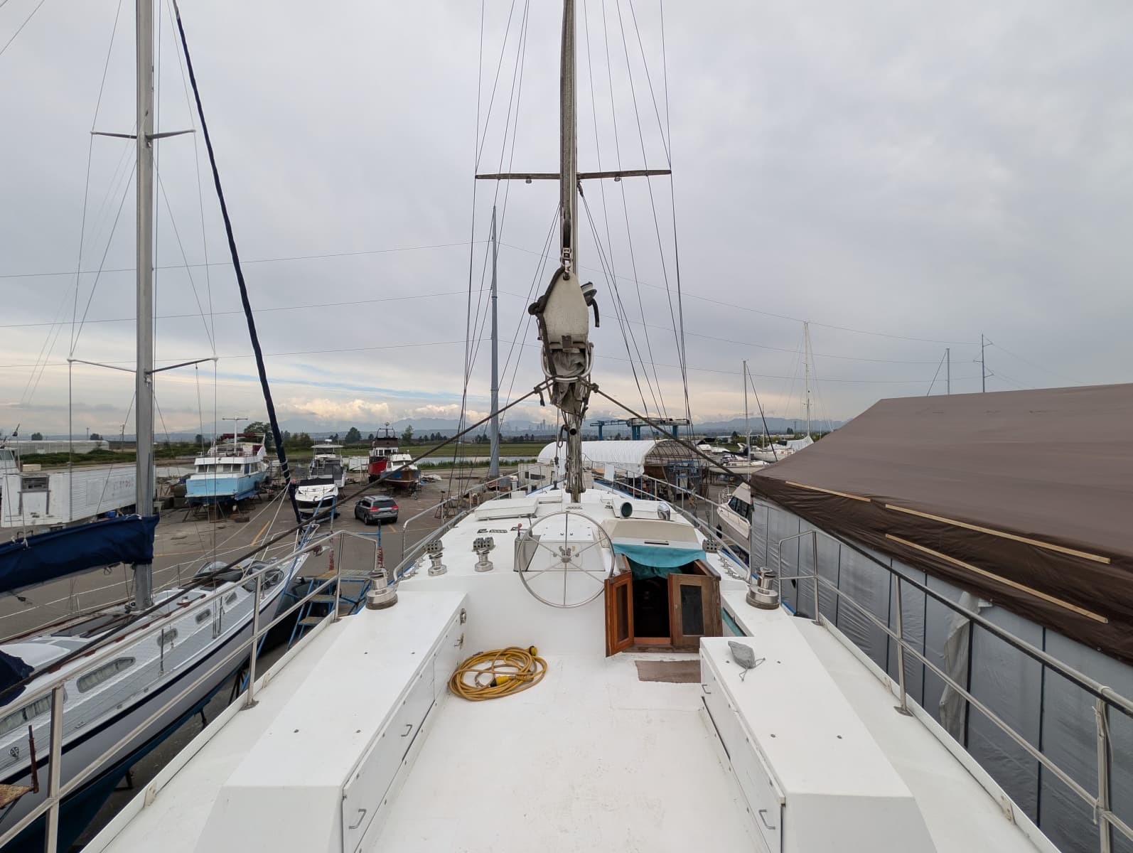 1996 Bruce Roberts Customer Steel Hull Sailboat - Photo 9