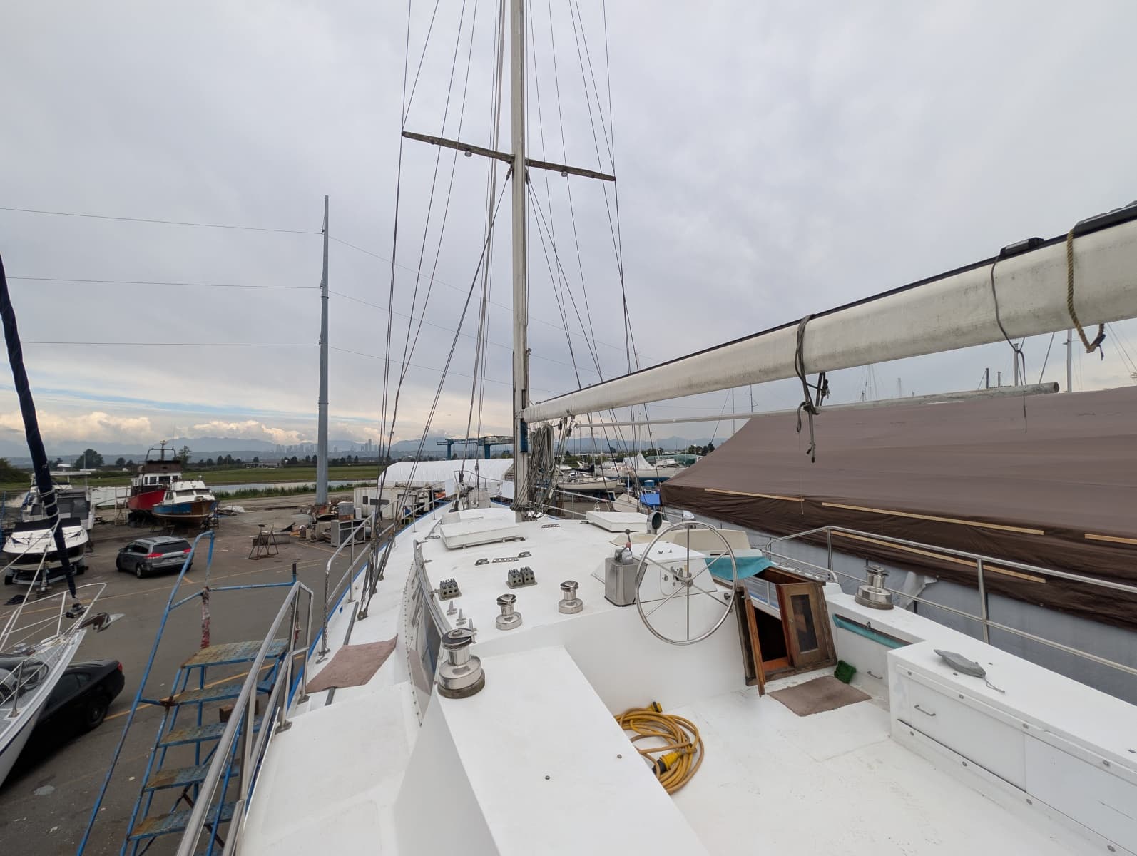 1996 Bruce Roberts Customer Steel Hull Sailboat - Photo 10