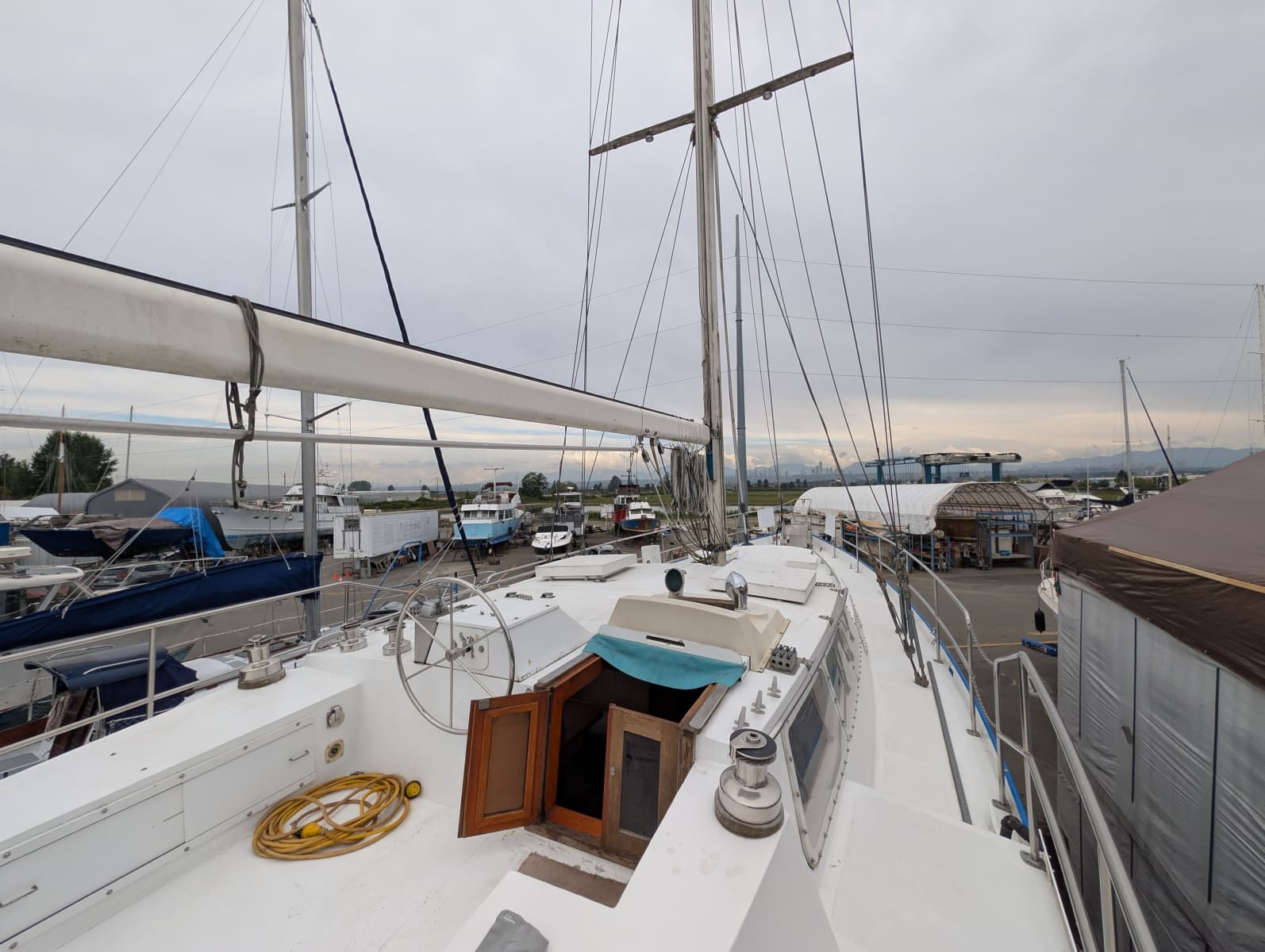 1996 Bruce Roberts Customer Steel Hull Sailboat - Photo 11