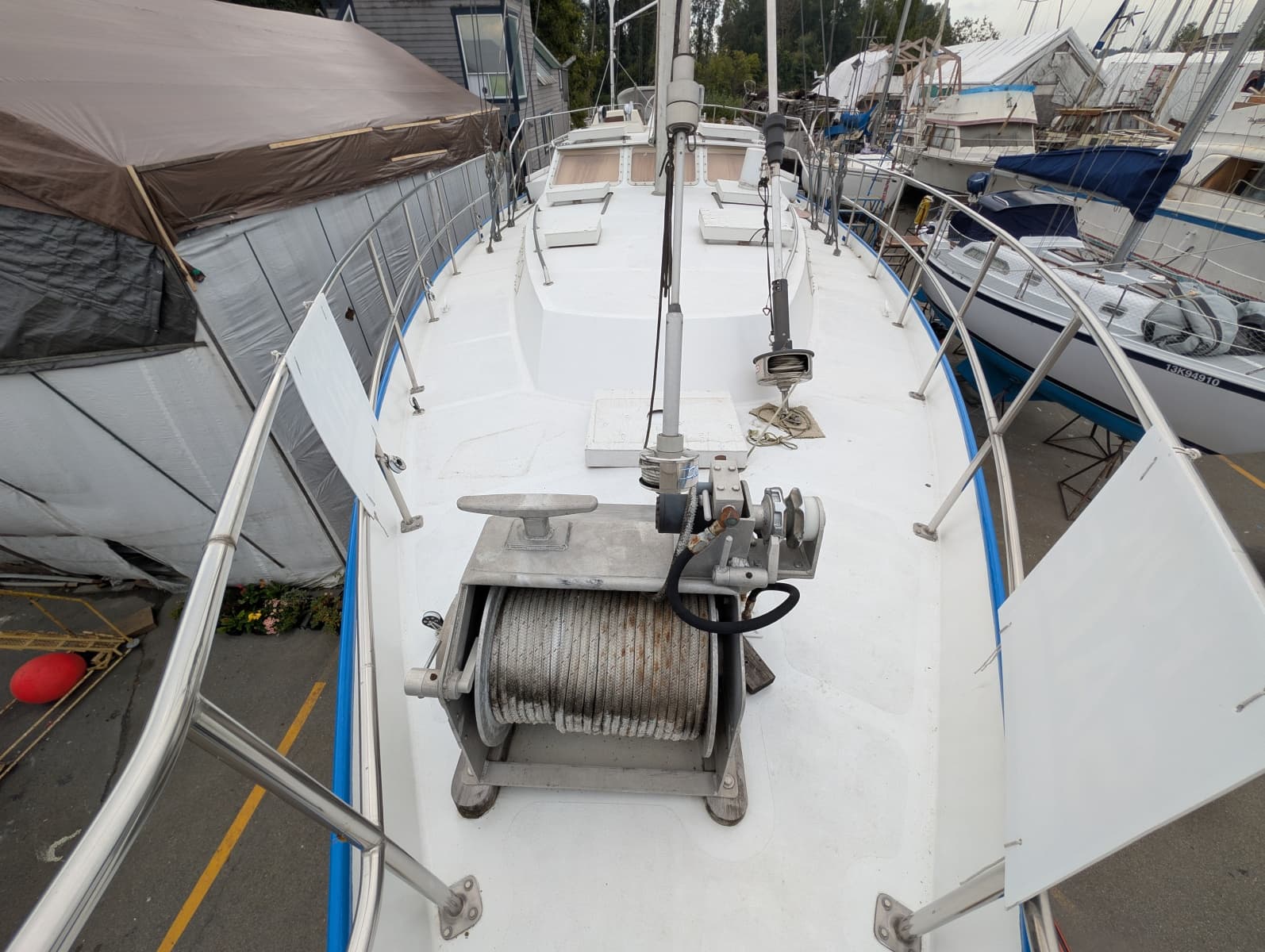 1996 Bruce Roberts Customer Steel Hull Sailboat - Photo 23
