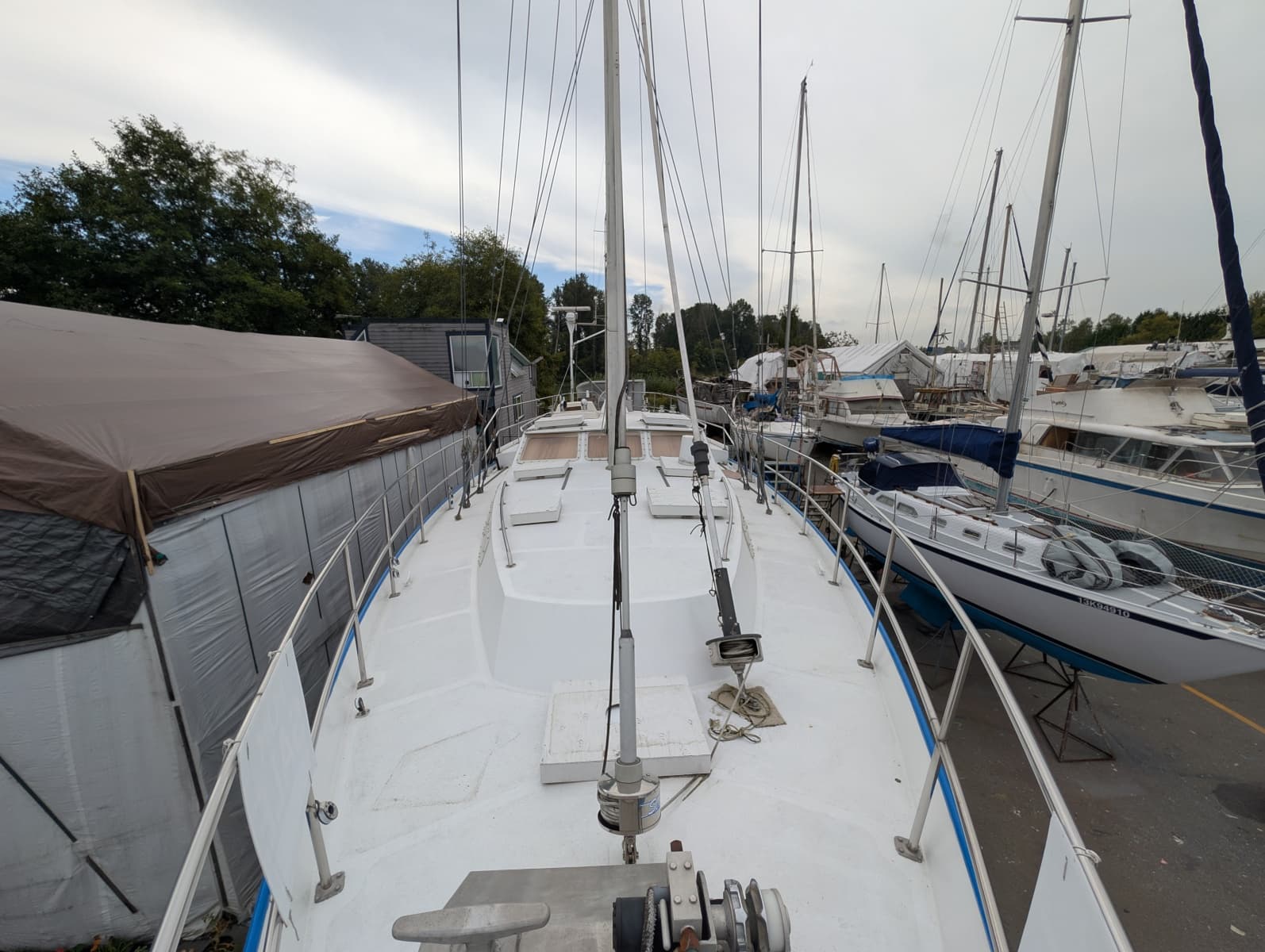 1996 Bruce Roberts Customer Steel Hull Sailboat - Photo 19