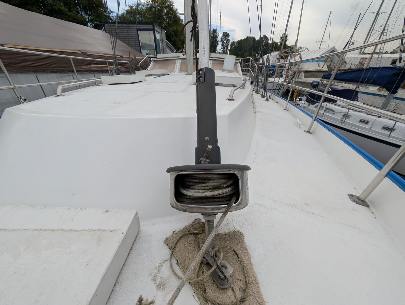 1996 Bruce Roberts Customer Steel Hull Sailboat - Photo 21