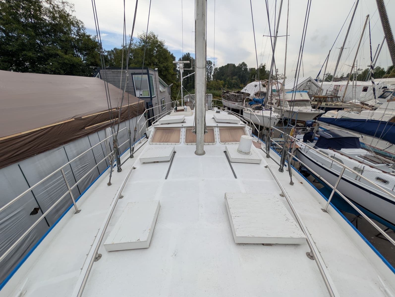 1996 Bruce Roberts Customer Steel Hull Sailboat - Photo 22