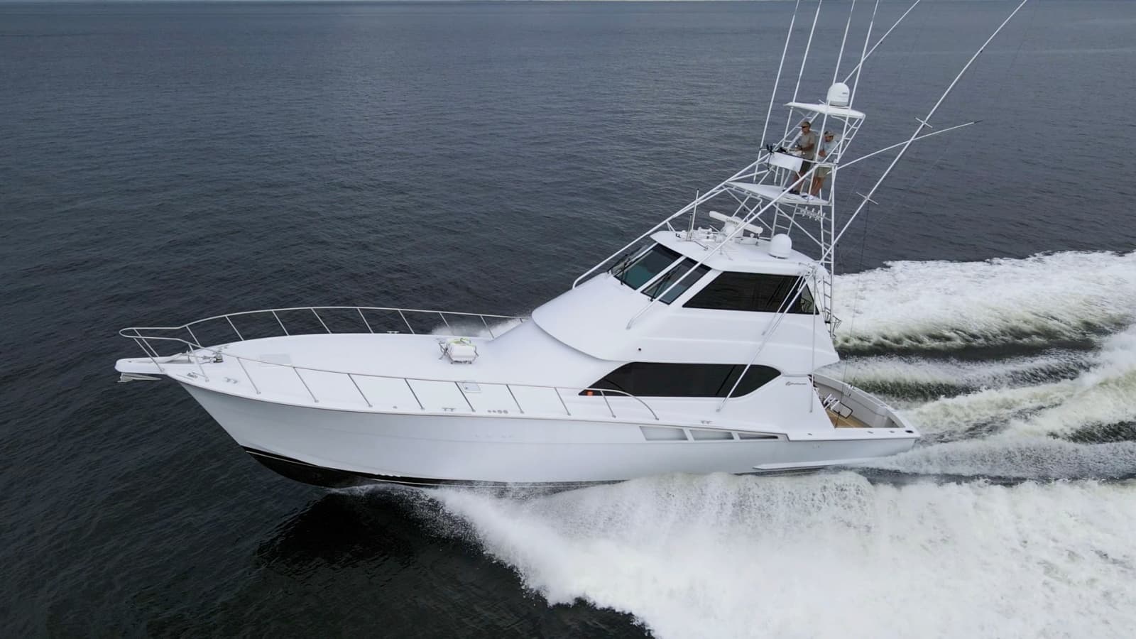 1999 Hatteras 60 Enclosed Bridge Convertible - Photo 58
