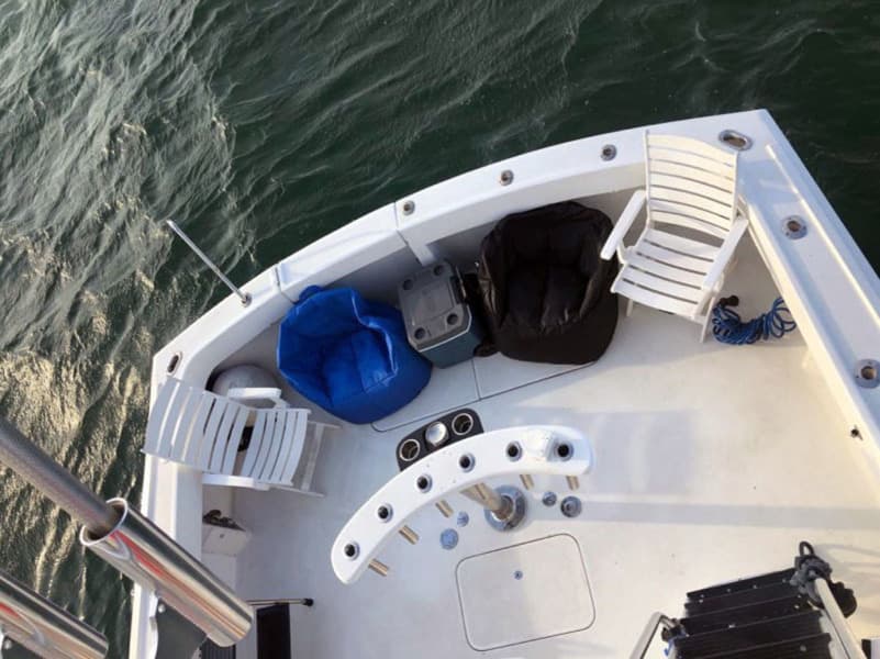 Cockpit Viewed From Flybridge