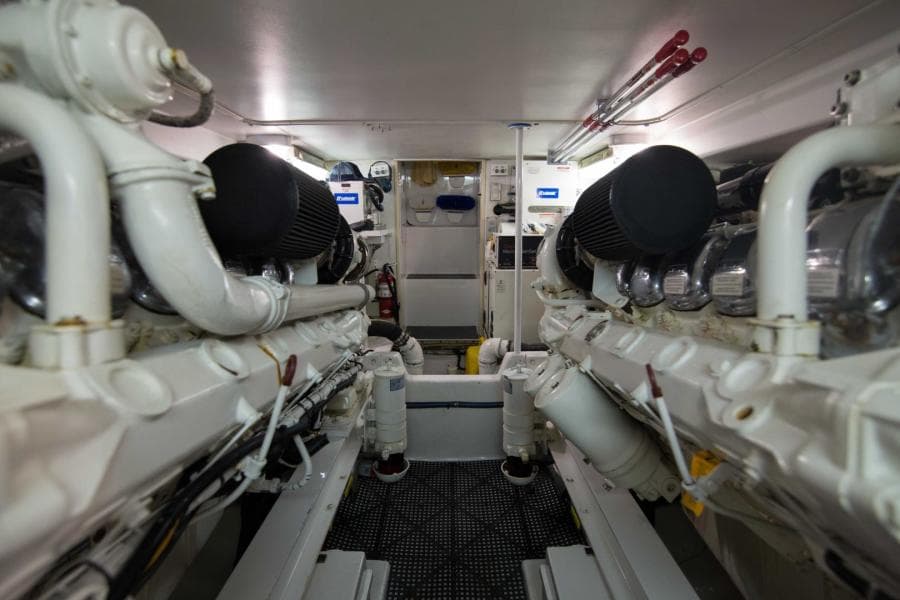Viking 50 - Tiger Six - Engine Room