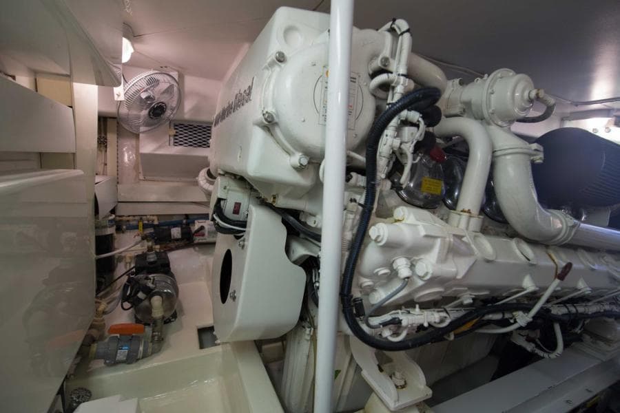 Viking 50 - Tiger Six - Engine Room