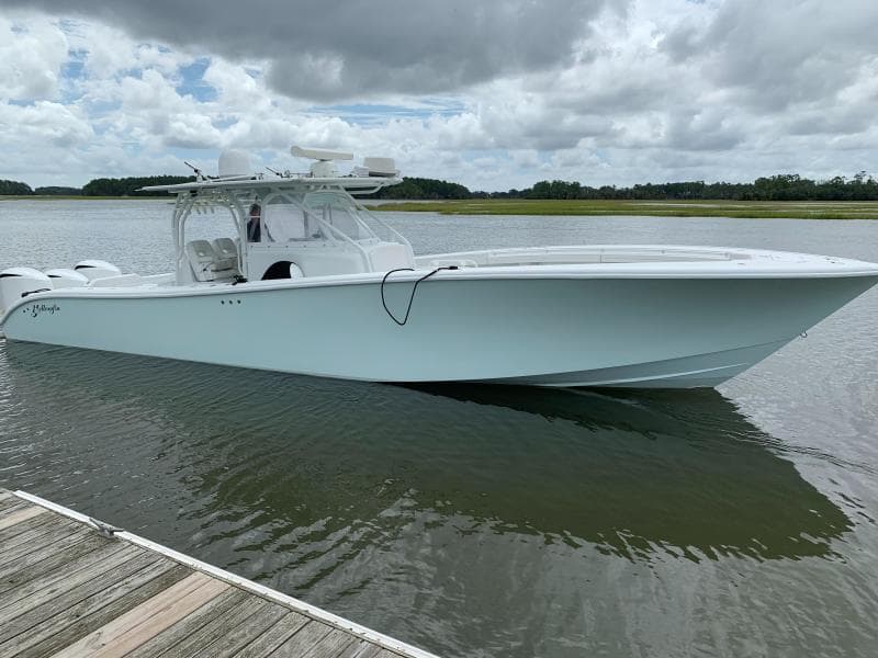 2013 Yellowfin 42 - starboard-profile