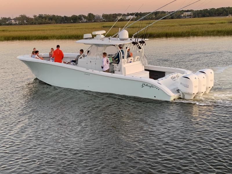 2013 Yellowfin 42 - port profile
