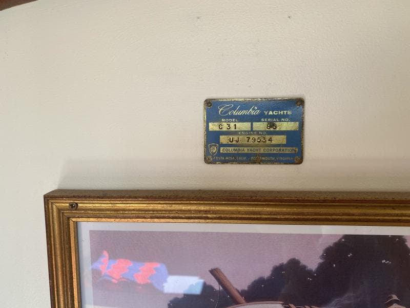1967 Columbia Sloop