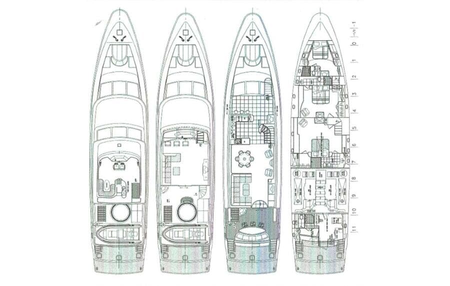 2002 President 100 Motor Yacht