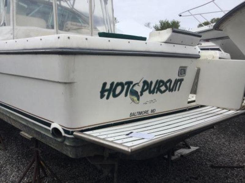 30' Pursuit swimplatform