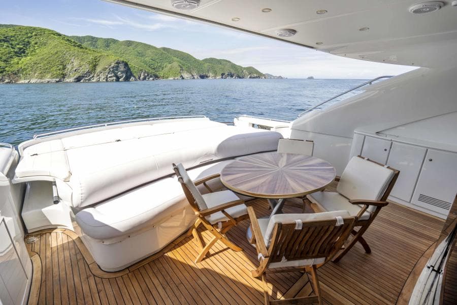 2005 Pershing 76 Motor Yacht - Denise - Cockpit