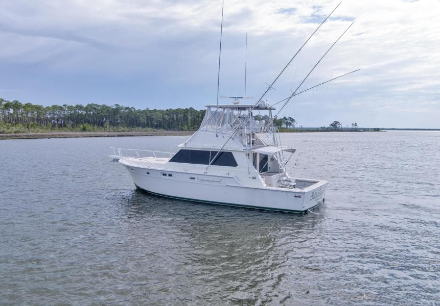 1981 Bertram 42 Convertible Balls To The Wall Port Profile 2