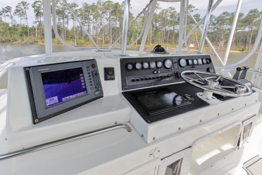 1981 Bertram 42 Convertible Balls To The Wall Helm