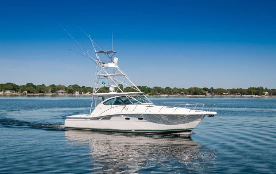 2003 Tiara Yachts 4200 Open  Kingfisher Stbd Profile 2