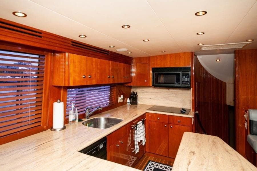 2002 65 Hatteras Convertible Moontan Galley (1)