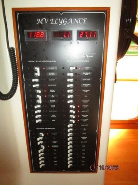 43' Flowers electrical panel