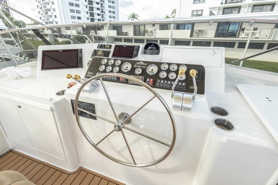 1989 Hatteras Cockpit Motor Yacht