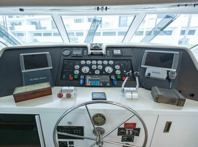 1989 Hatteras Cockpit Motor Yacht