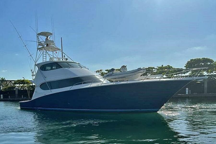 2008 Hatteras 77 Enclosed Bridge "Desperado'"-Profile