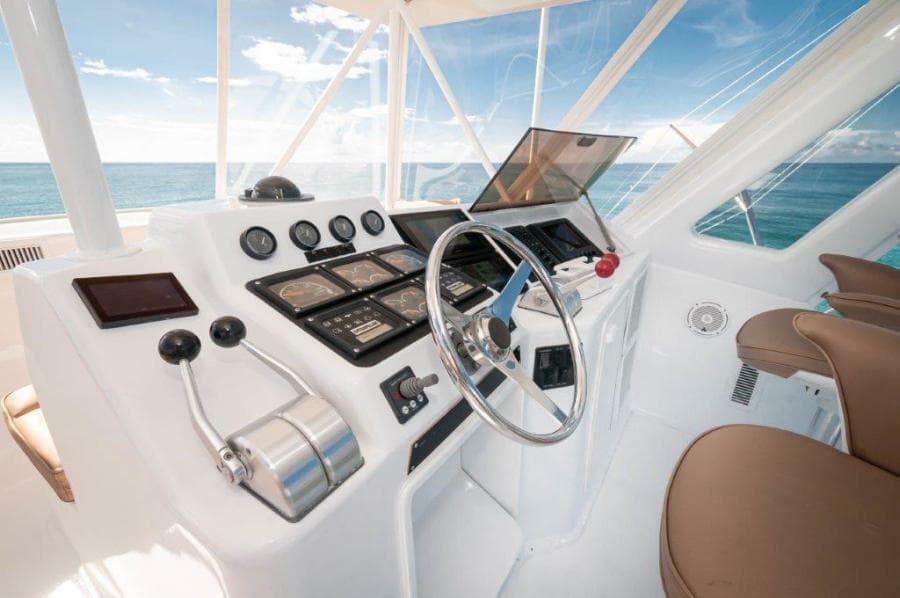1998 Ocean Yachts 48 Super Sport Helm 3