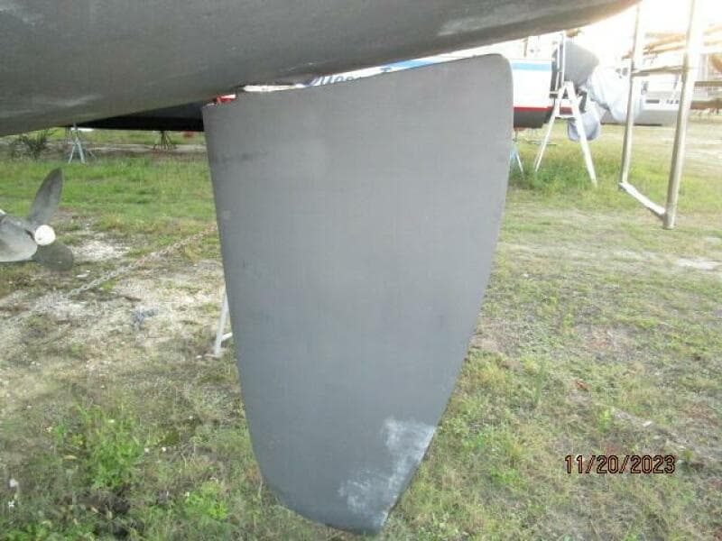 41' Hunter rudder1
