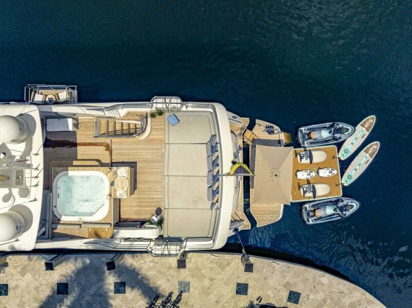 2012 Princess 104 - top view