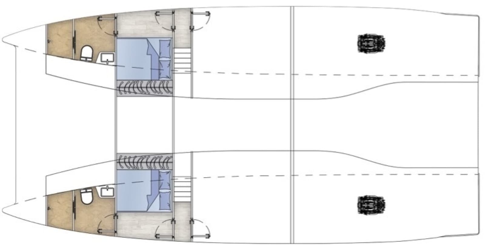 2027 Diamond Yachts P55 Power Catamaran - Photo 16