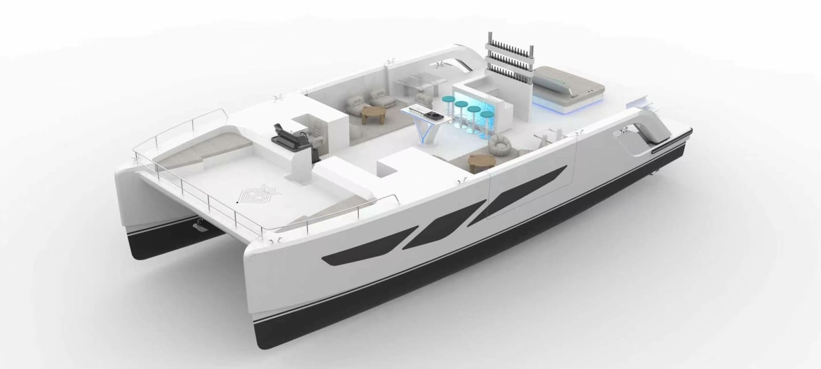 2027 Diamond Yachts P55 Power Catamaran - Photo 13