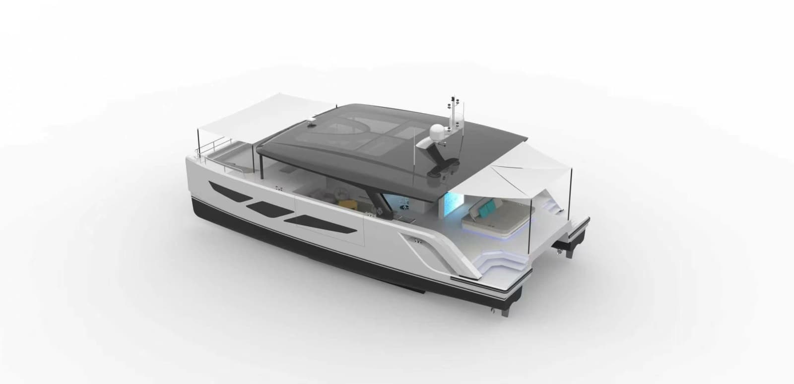 2027 Diamond Yachts P55 Power Catamaran - Photo 5