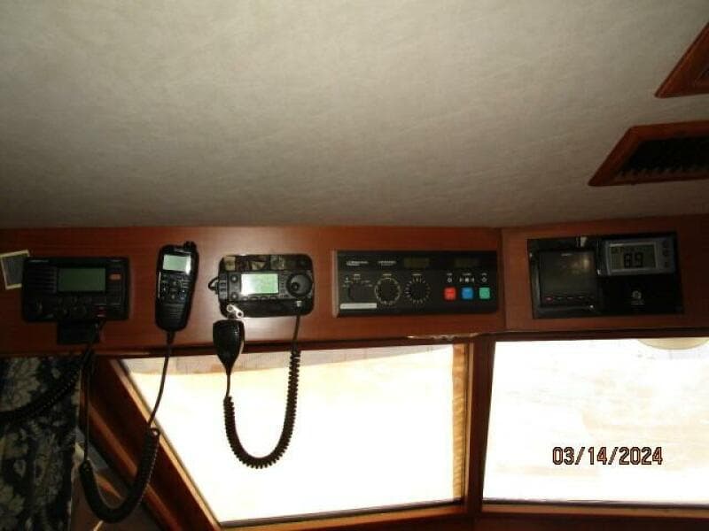 48' Camargue lower helm electronics
