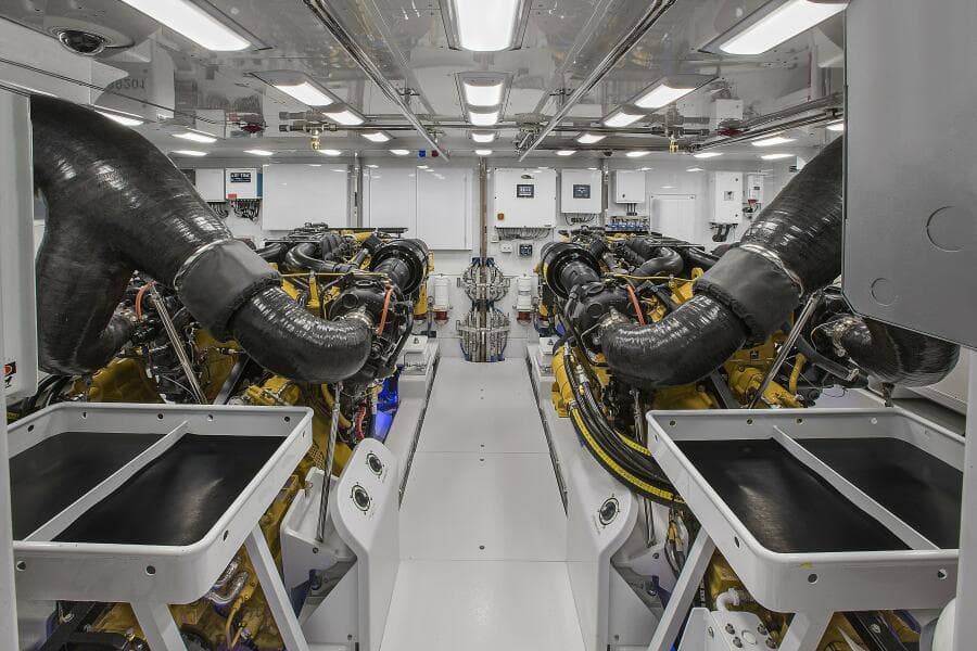 2019 115 Nordlund Expedition Yachtfisher 'Cazador' - Engine Room