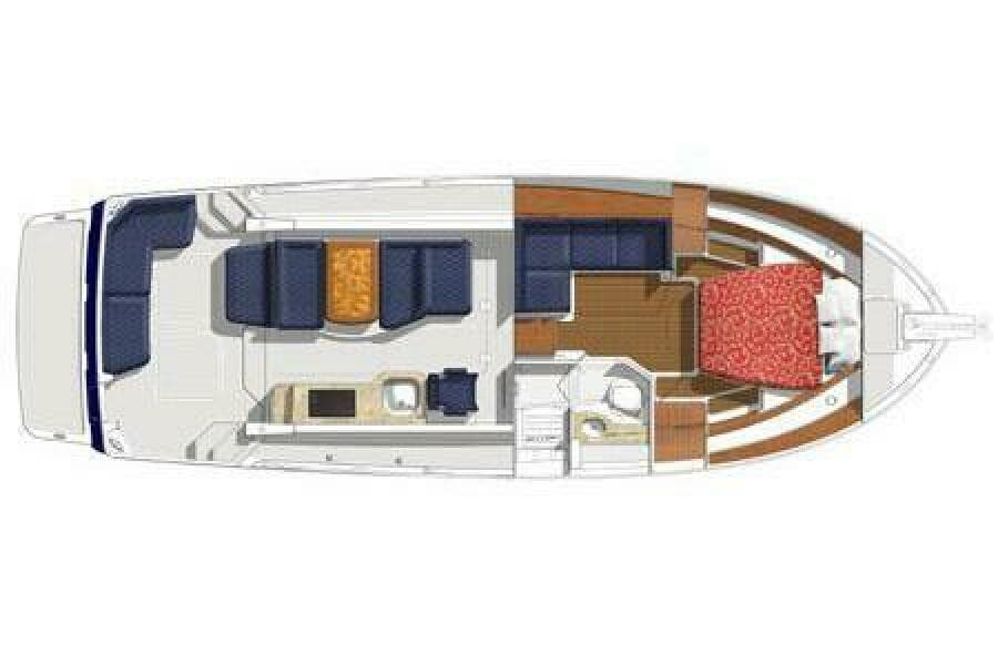 2013 Back Cove 34 - Layout Drawing