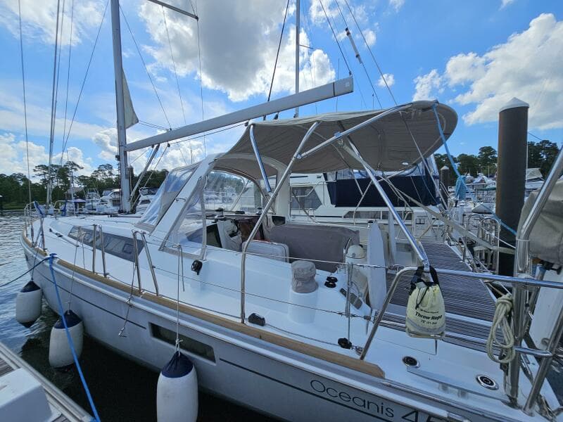2017 Beneteau Oceanis 45 - Port Side