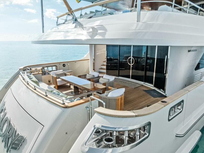 Aerial Aft Deck