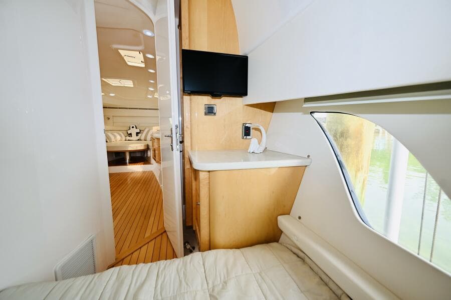 Aft Cabin with TV and Vanity
