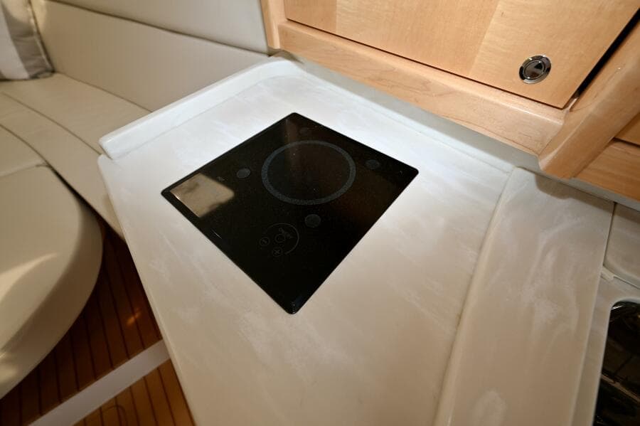 Forward Berth with Cooktop Table
