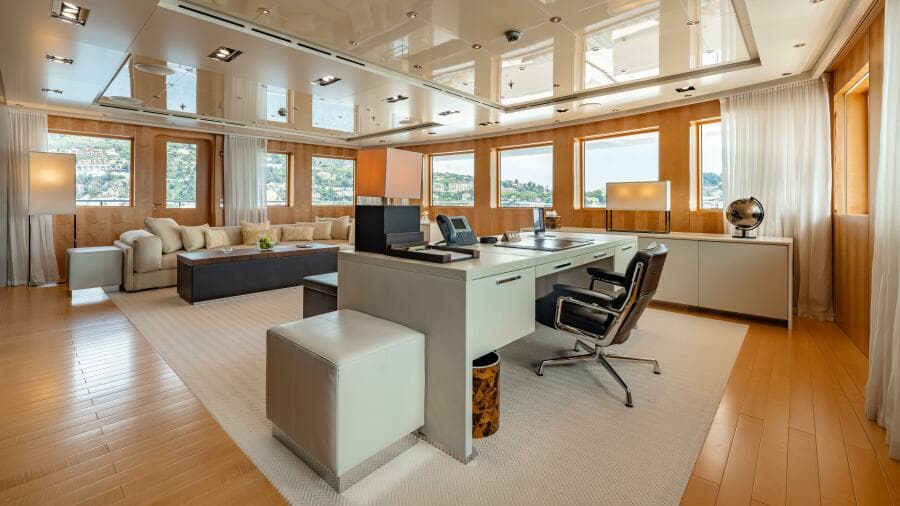 Loon 221' Skylounge Deck Master Stateroom's Lounge/Office