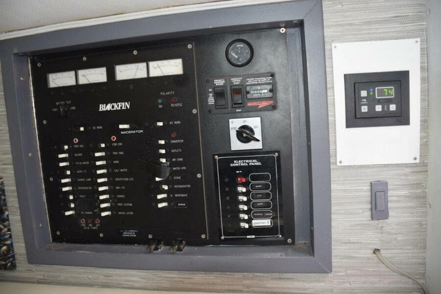 Main Electrical Panel And Air Conditioning Control