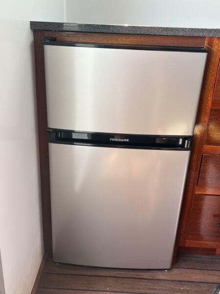 Refrigerator & Freezer under galley counter