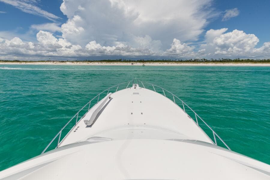 2015 Viking 70 Convertible  Bow