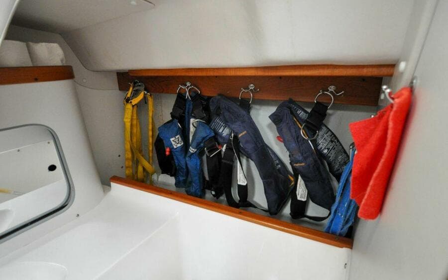 J/42 - Canty - Aft Head - Wet Locker