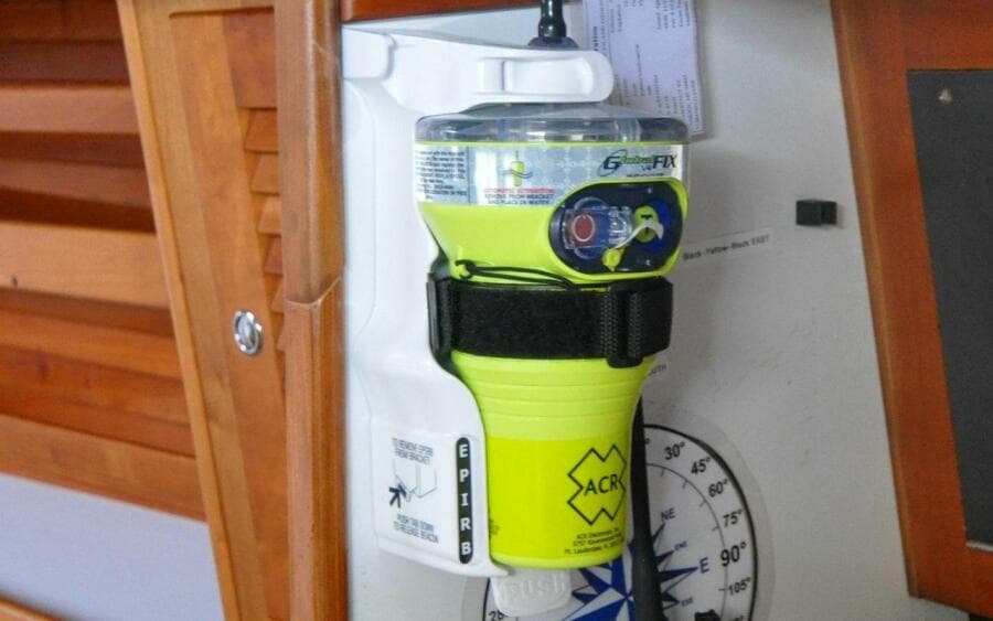 J/42 - Canty - Navigation Station - EPIRB