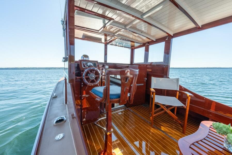 Helm Area and Cockpit