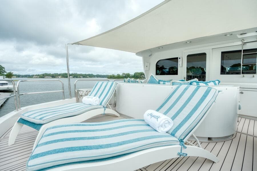 2007 Hatteras 80 Enclosed Bridge